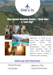 Travel the World Flyer Front