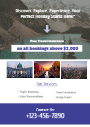 Travel the World Flyer Back