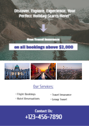 Travel the World Flyer Back