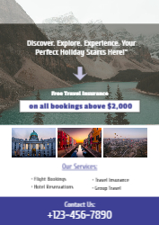 Travel the World Flyer Back