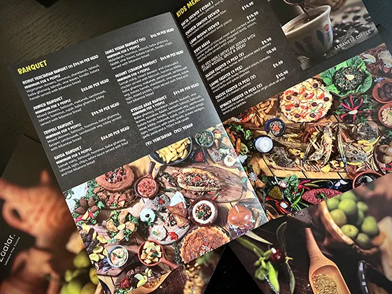 Food Menu – (Dine-in) 1