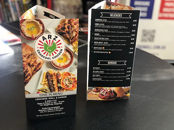 Food Menu – (Dine-in) 2