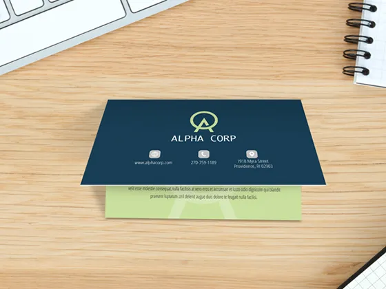 Folded Business Cards 2