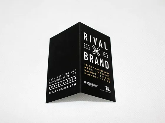 Folded Business Cards 1