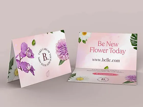 Folded Business Cards 5