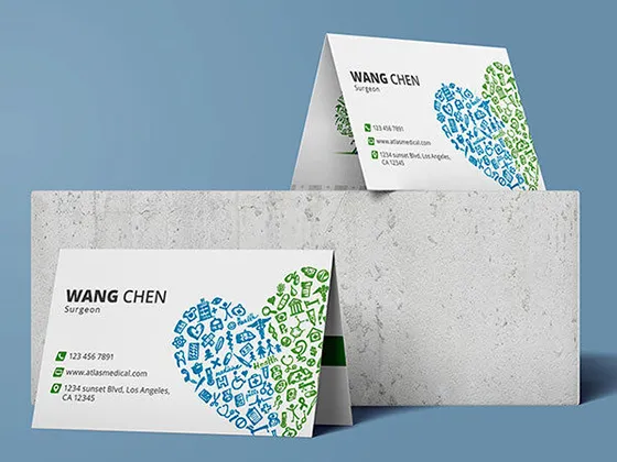 Folded Business Cards 4