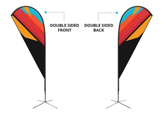 Tear Drop Flags 7