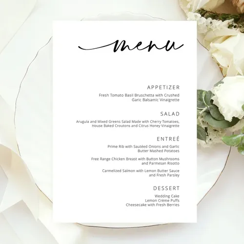 Wedding Food Menu 4