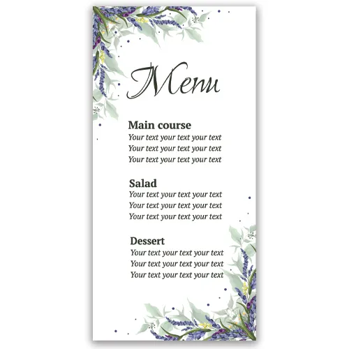 Wedding Food Menu 2
