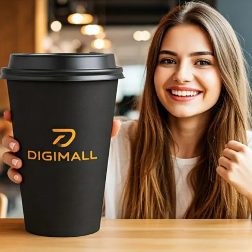 Custom Printed Coffee Paper Cups 500 Only 5