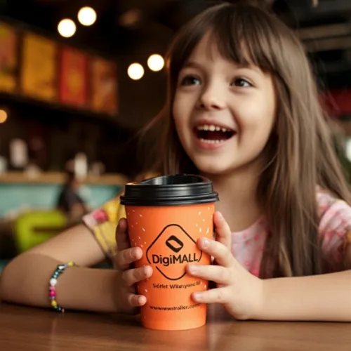 Custom Printed Coffee Paper Cups 500 Only 4