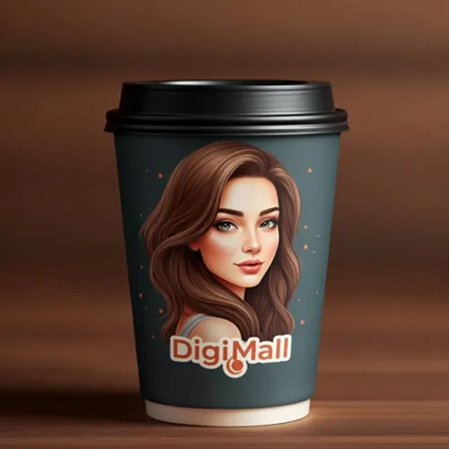 Custom Printed Coffee Paper Cups 500 Only 2