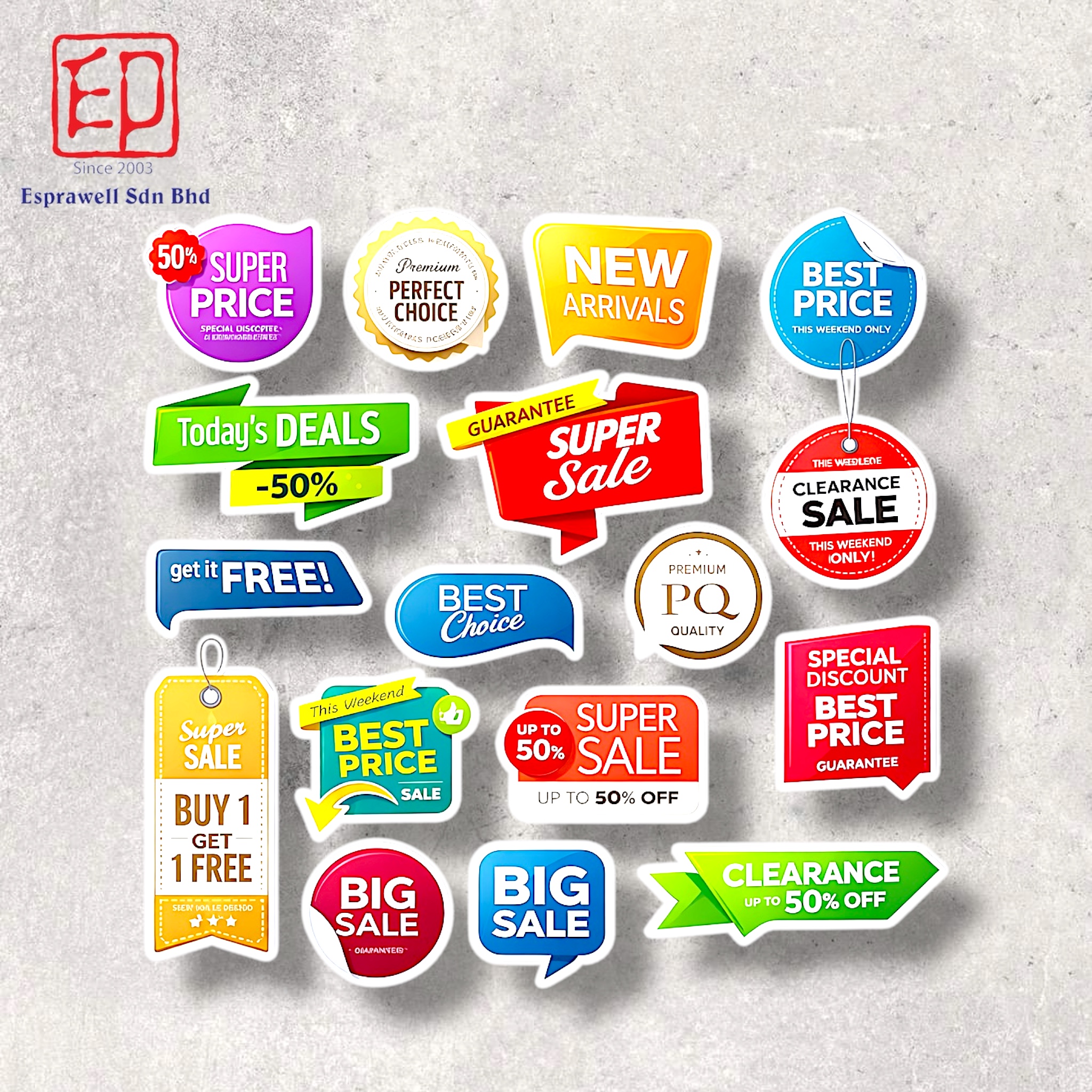 Sticker Digital Printing by A3