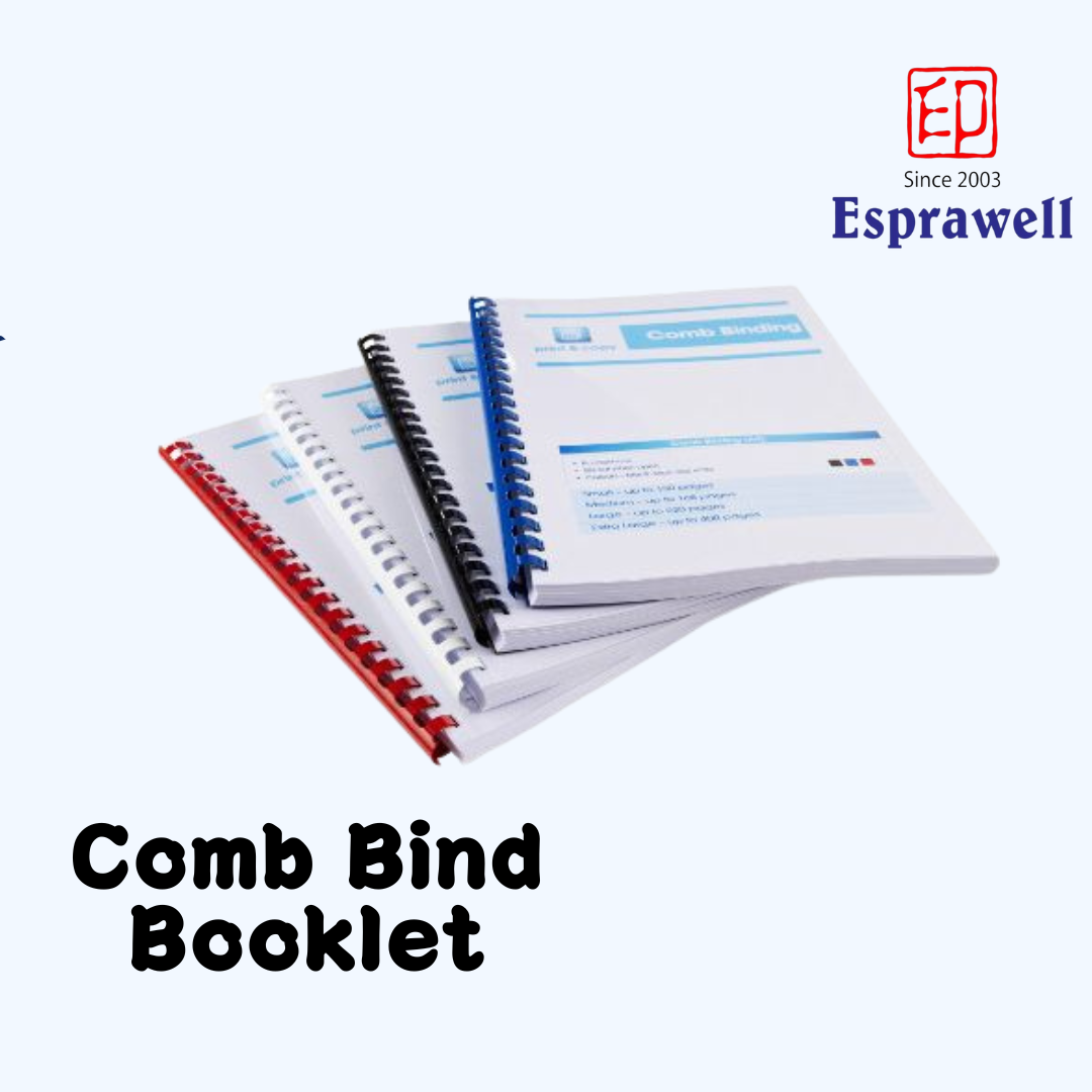 Booklet Printing - Comb Bind
