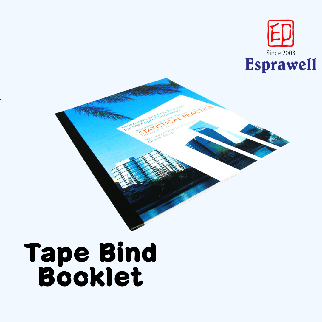 Booklet Printing - Tape Bind