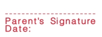 NP23 - Parent's Signature Date