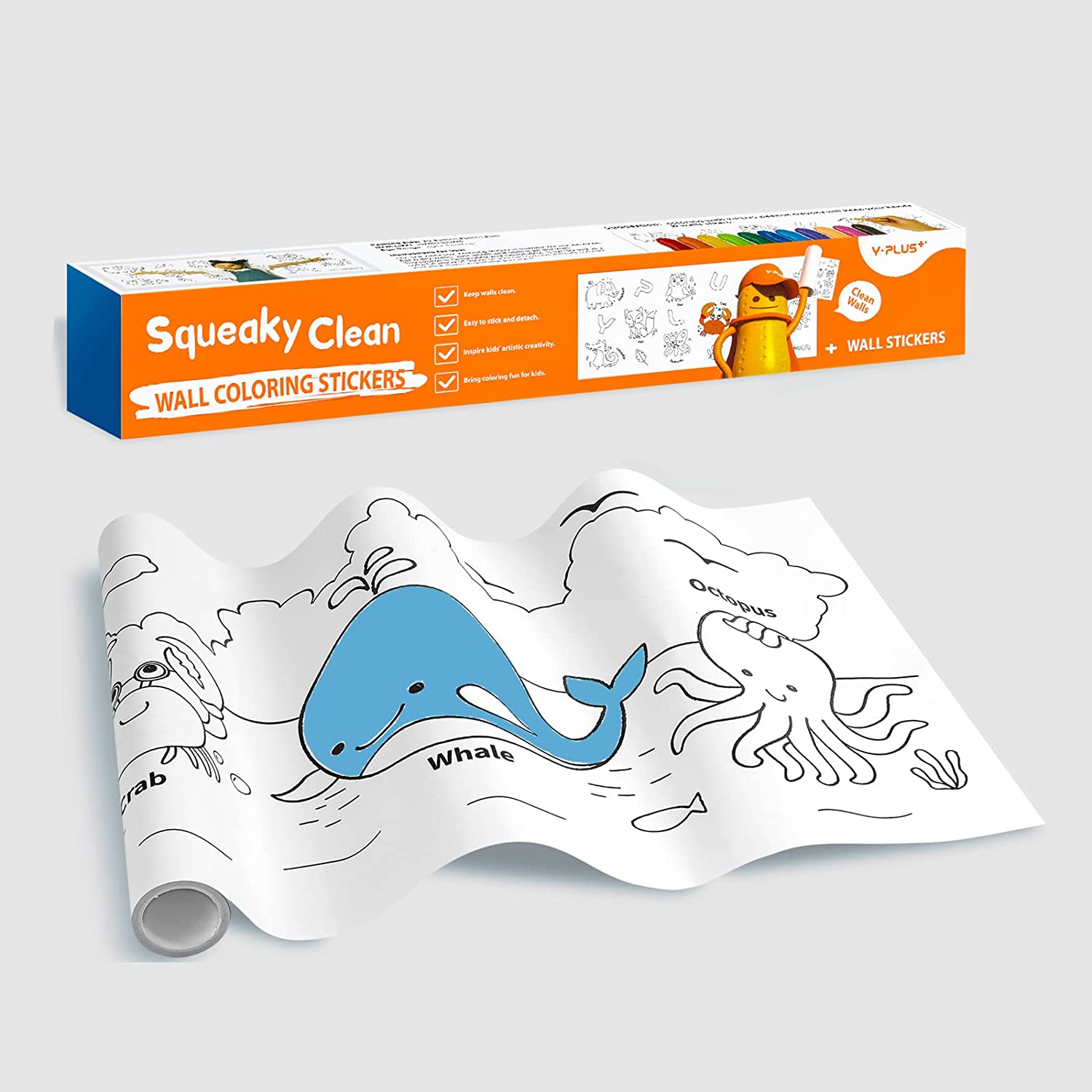 Wall Coloring Stickers - Animals  (30*300CM)