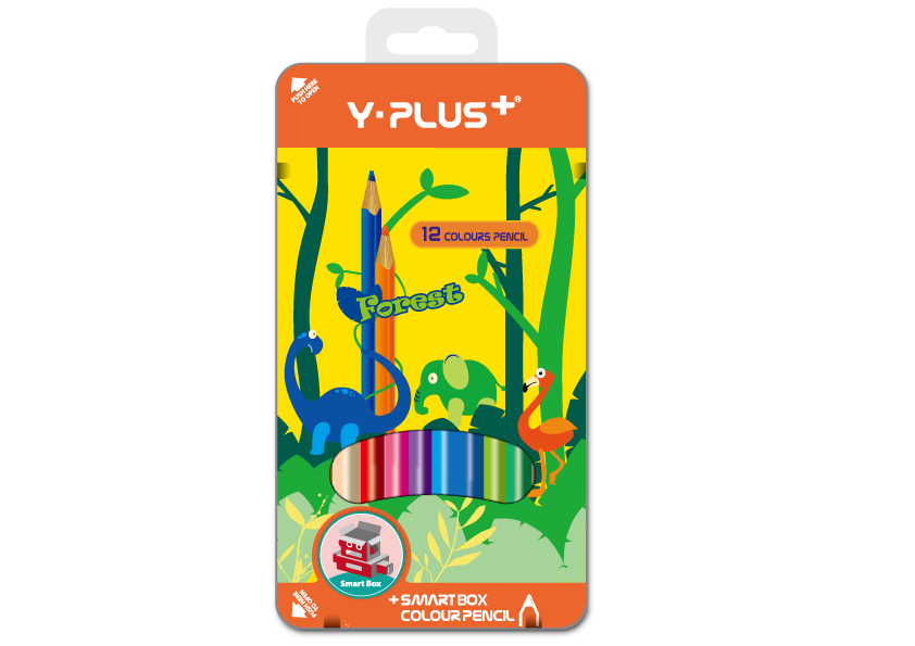 Smart Box Color Pencil - FOREST W/Metal Box