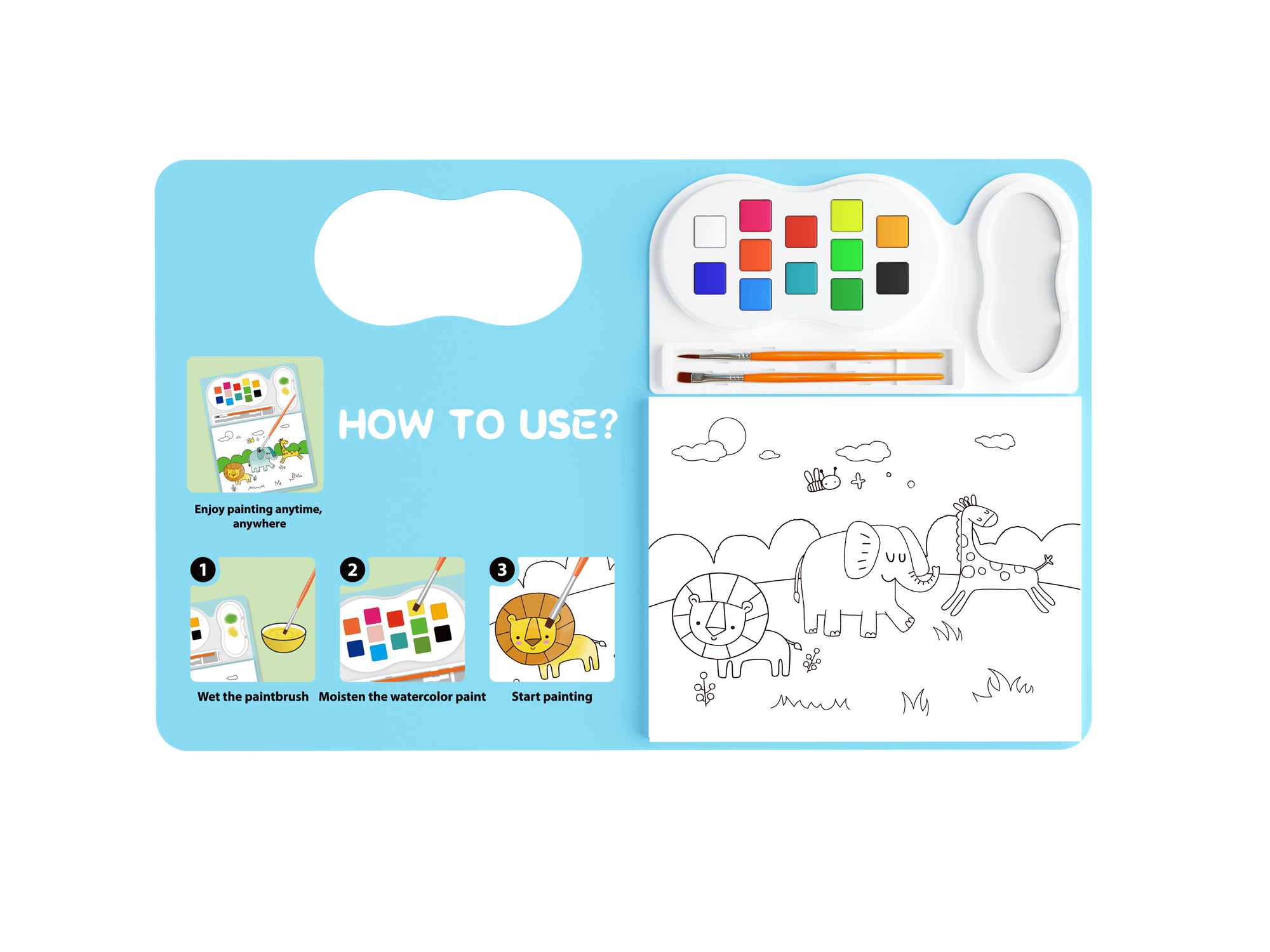 Solid Watercolour Paint Set