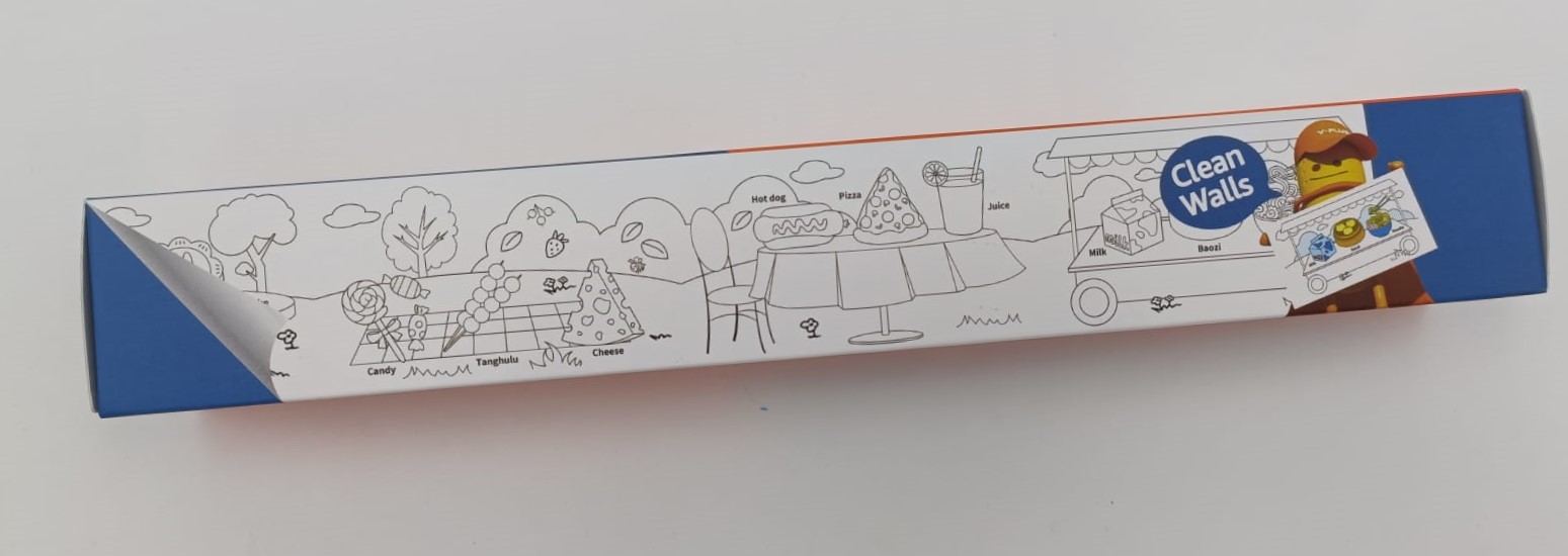 Wall Coloring Stickers - Food (30*300CM)