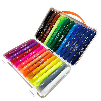 Meteor Gel Crayon - 24 pcs