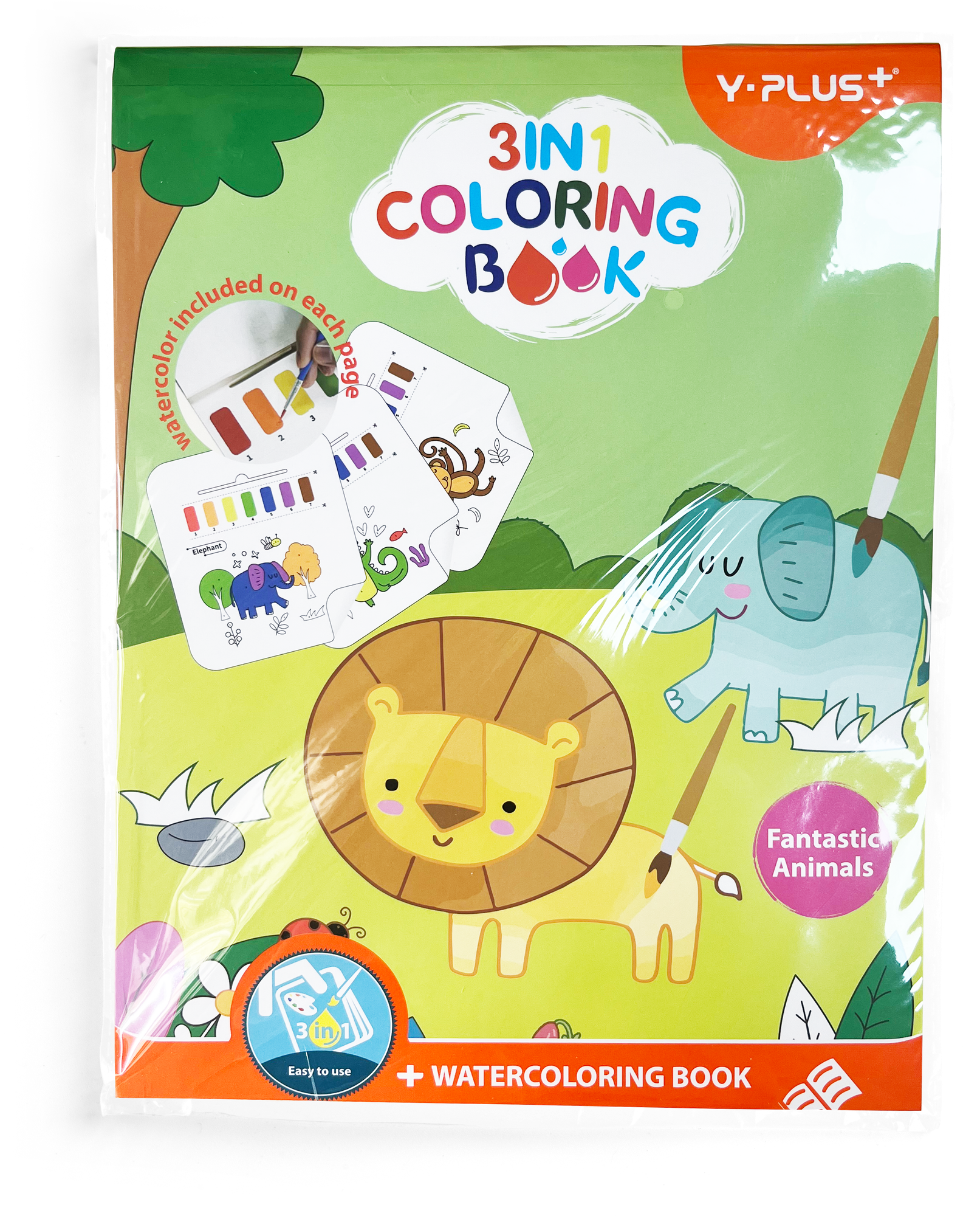 3IN1 Watercoloring Book