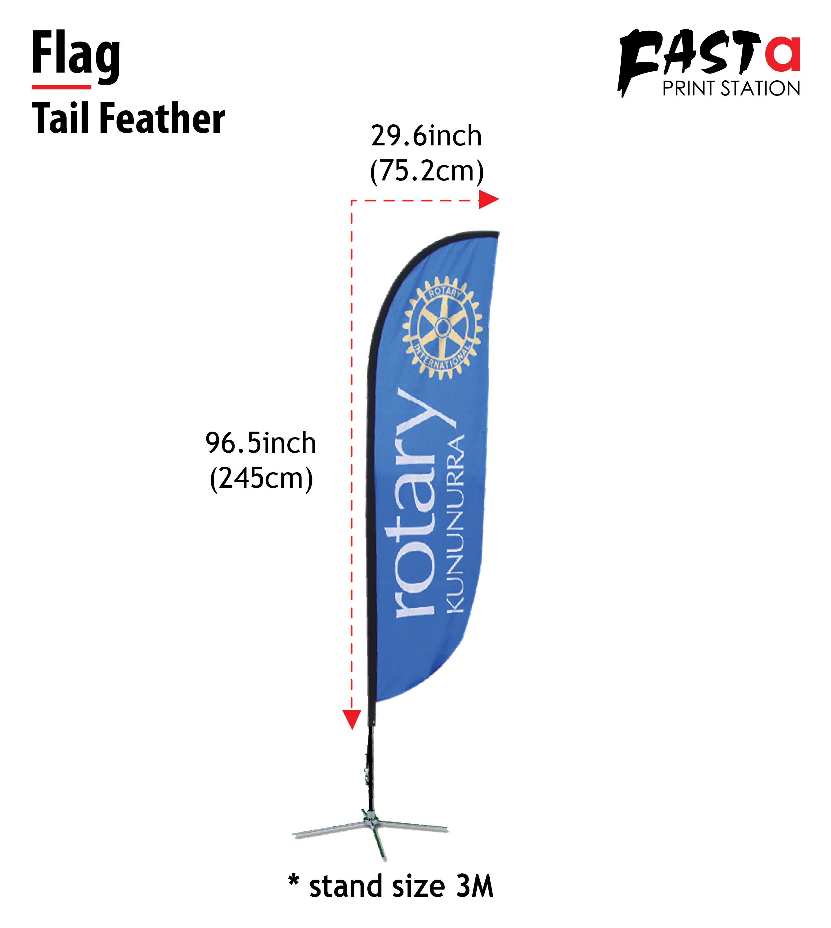 Flag (Tail Feather) - Fasta Group Sdn Bhd