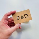 Kraft paper business card