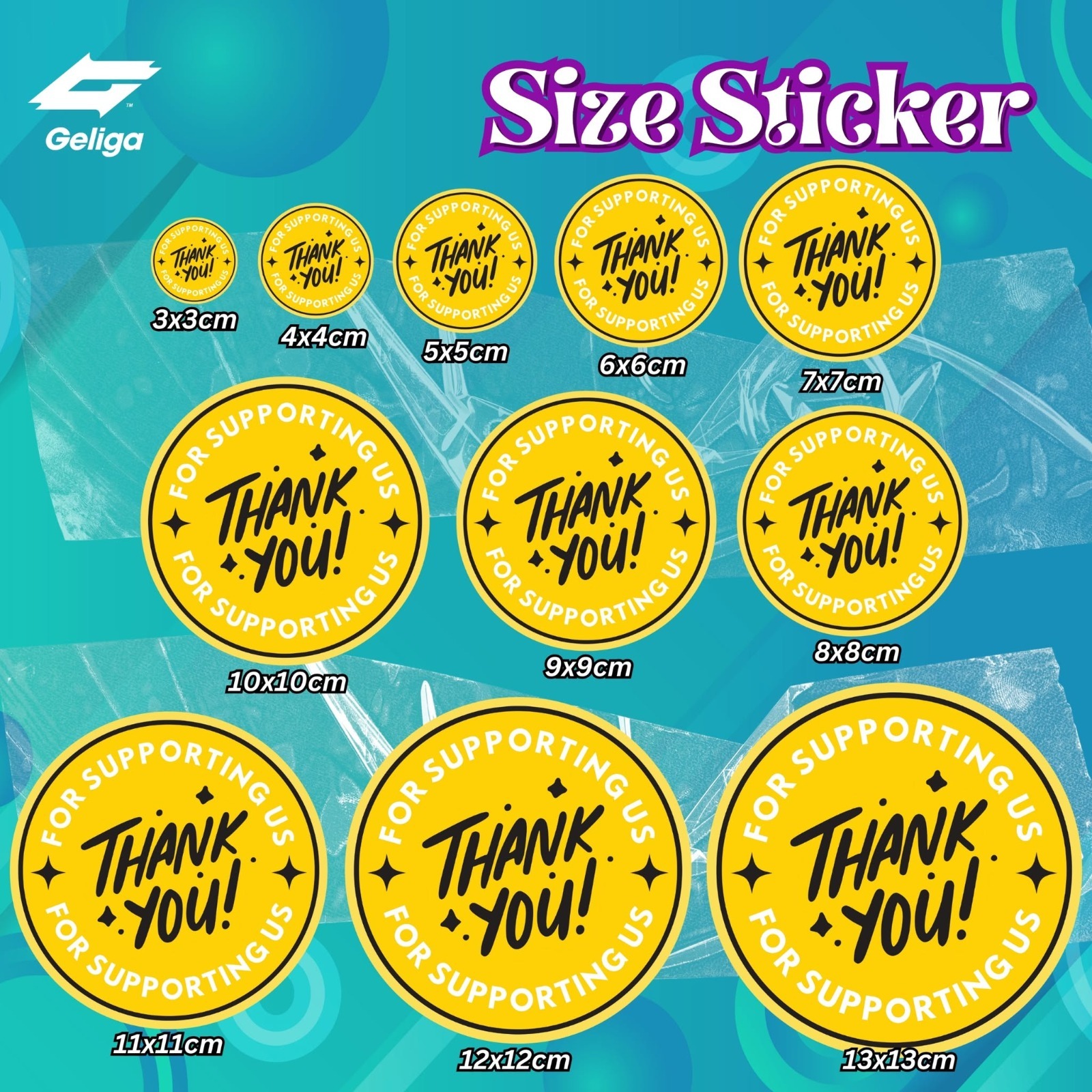 Label Sticker - Sheet - Geliga Global Sdn Bhd