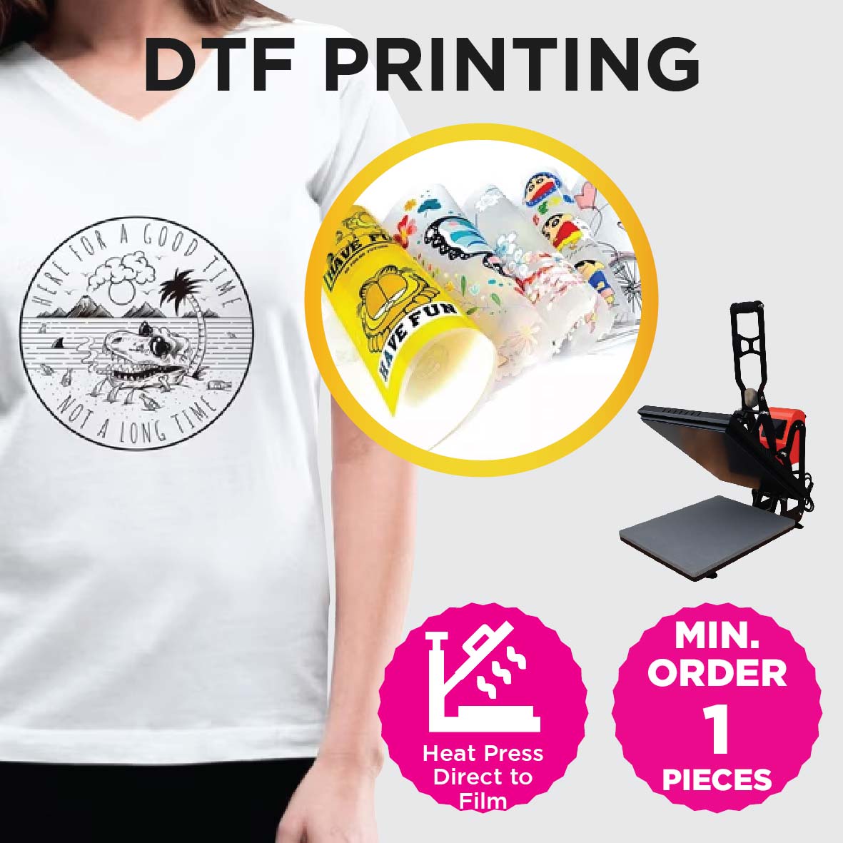Fabric DTF (Heat Press)
