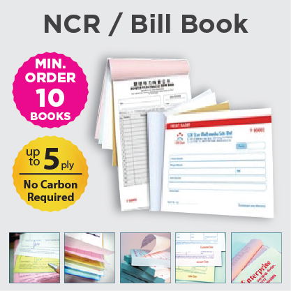 NCR Book (Bill Book)