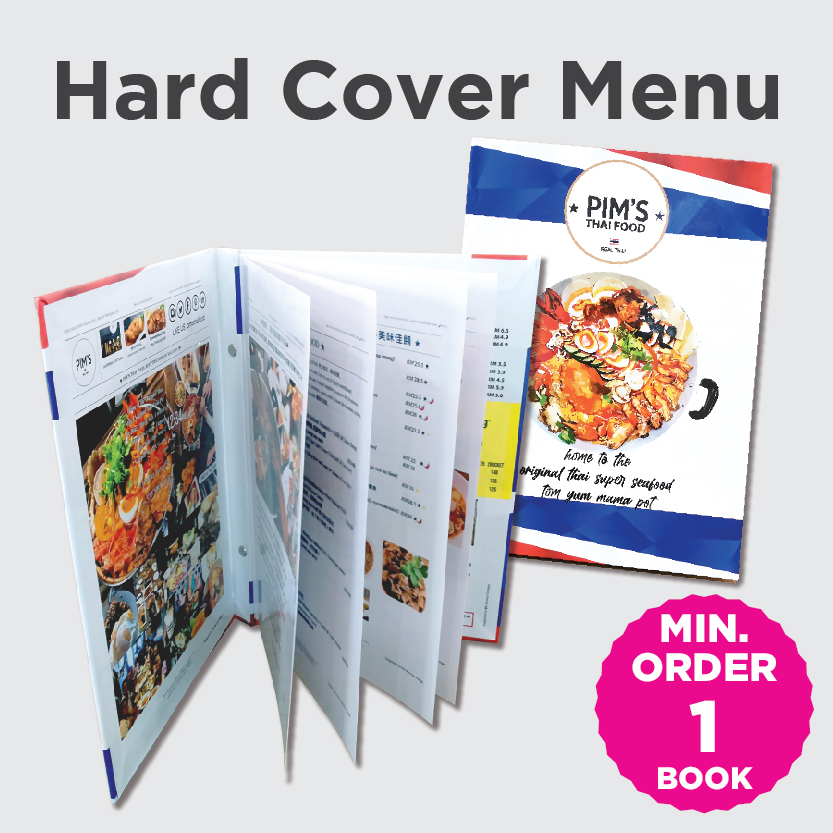 Hard Cover Menu