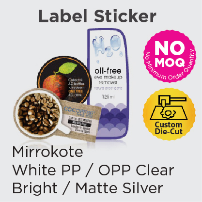 Label Sticker - Custom Size