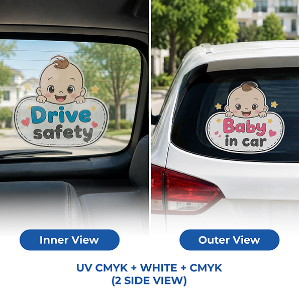 Car Window Sticker UV inkjet