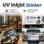 Front Post Inkjet Sticker