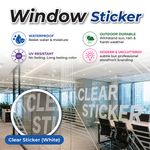 Window Sticker Inkjet