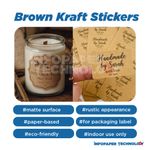 Brown Kraft sticker