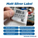Matt Silver label