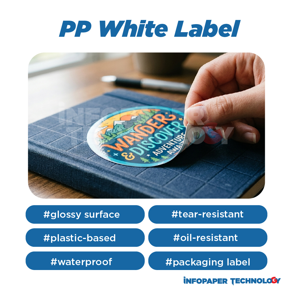 PP White sticker