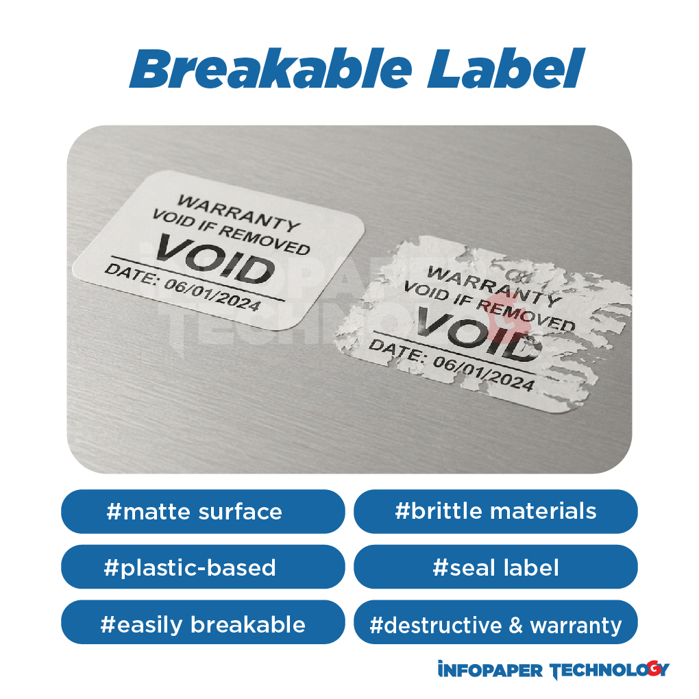 breakable sticker