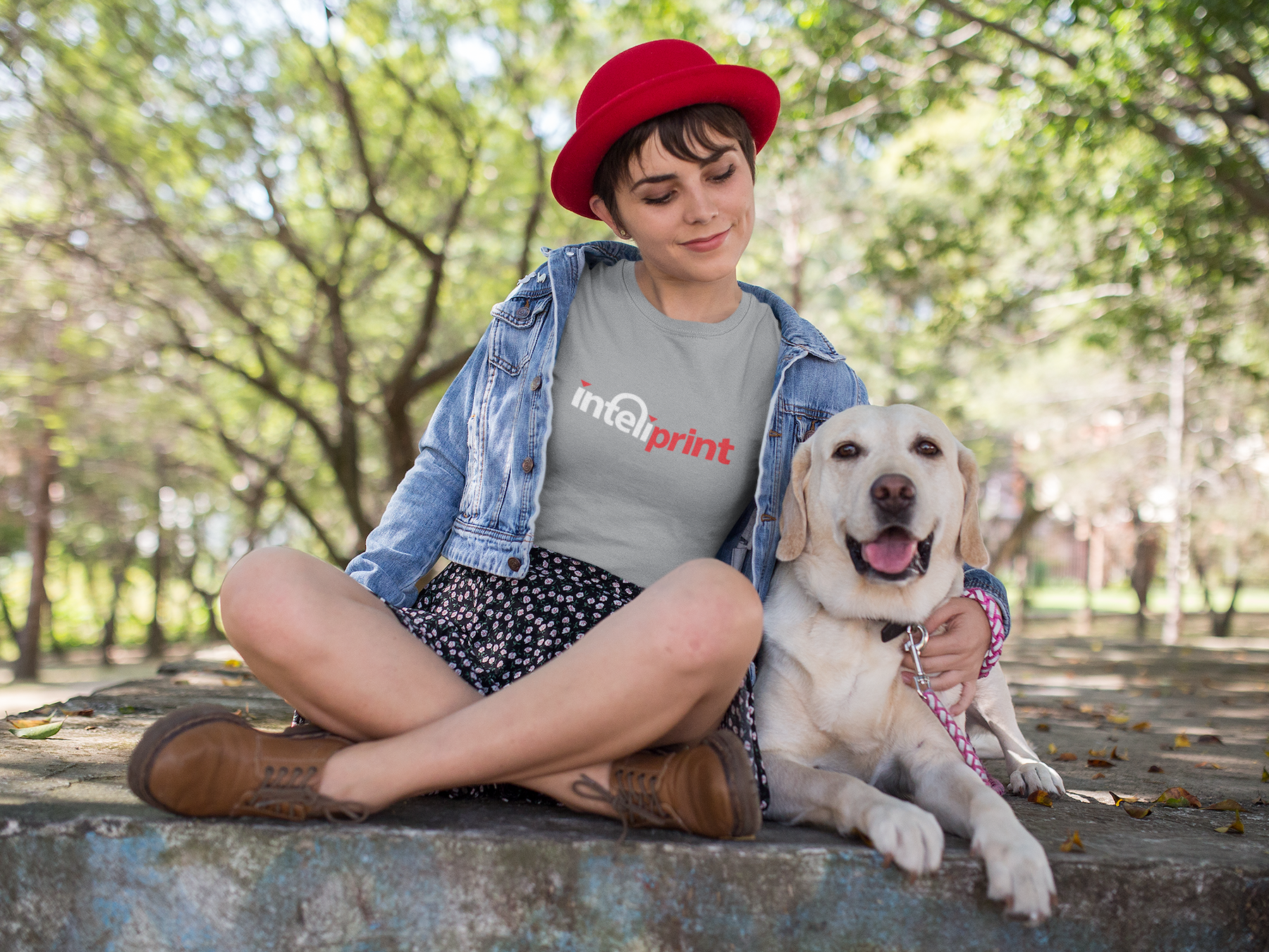 custom printed logo t-shirt