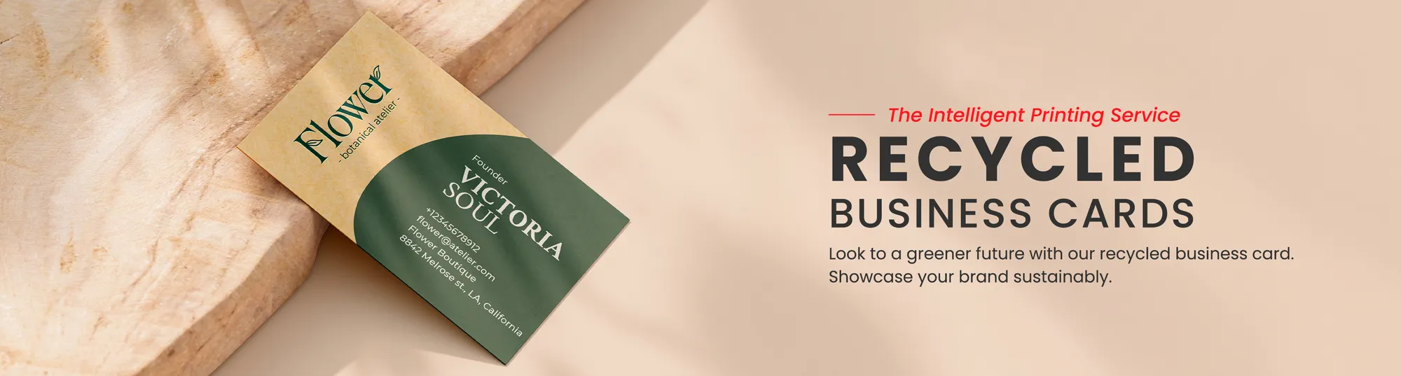 PB Recycled Business Cards