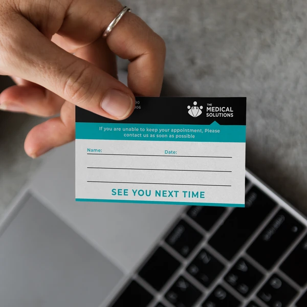 Custom printed appointment cards | Inteliprint Australia