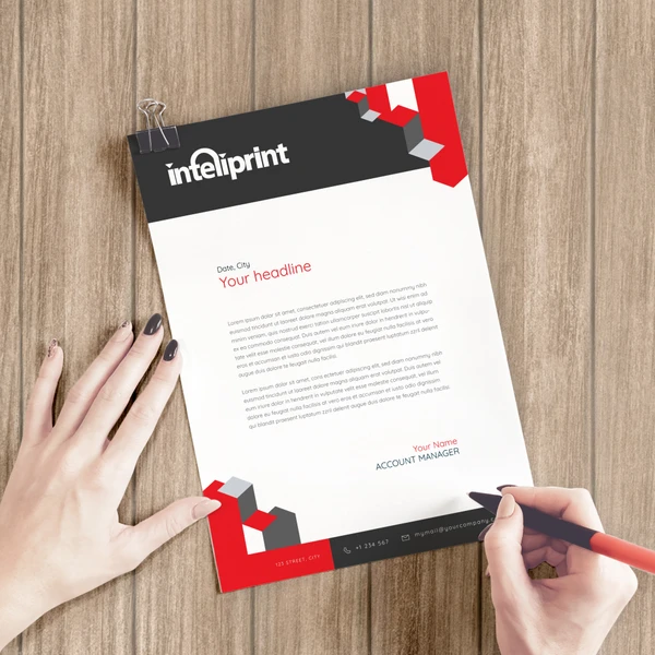 Custom printed letterhead stationery | Inteliprint Australia