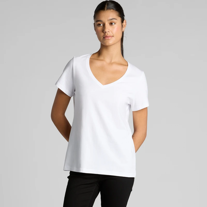 AS Colour 4023 Wo’s Maple V-Neck Tee 1