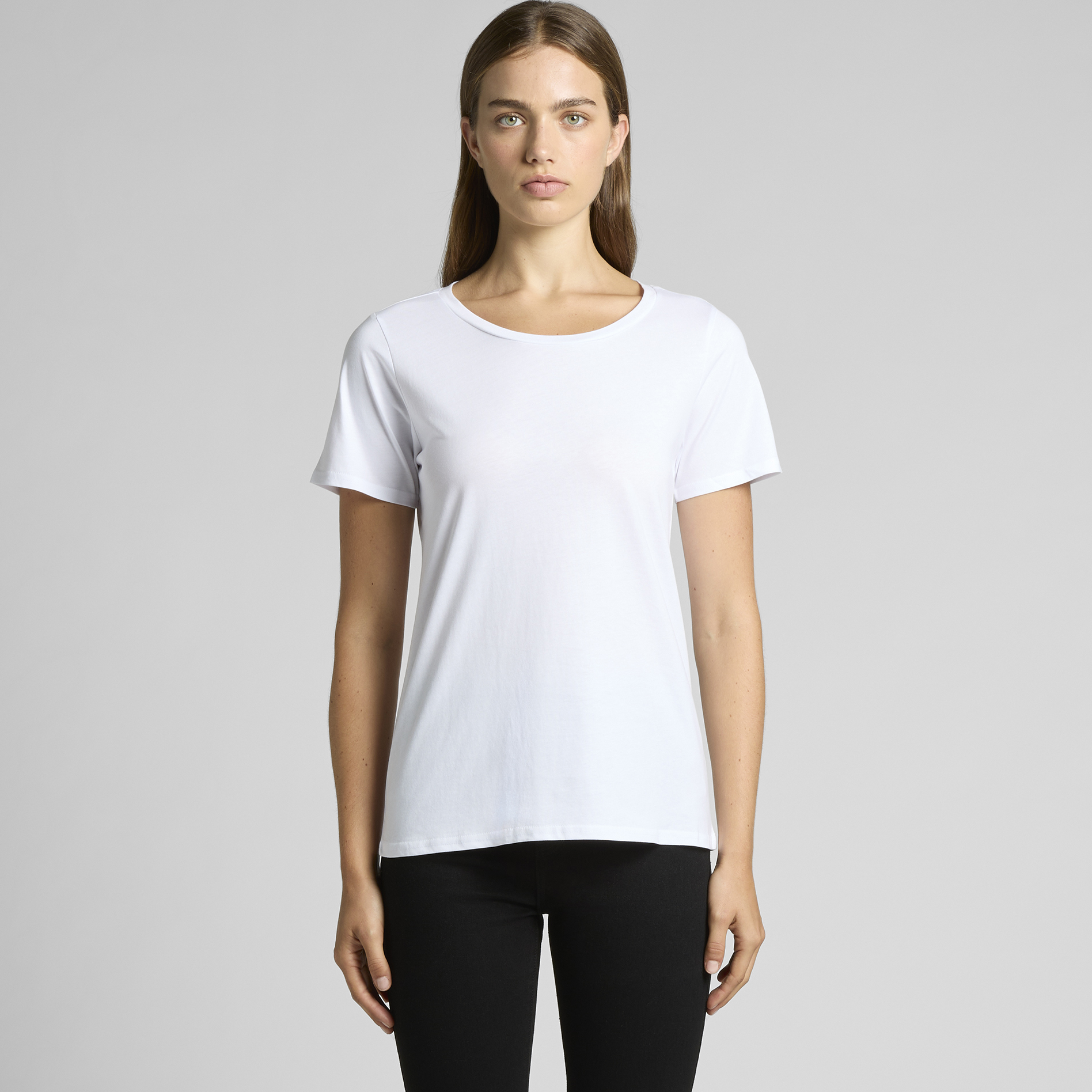 AS Colour 4011 Wo’s Shallow Scoop Tee