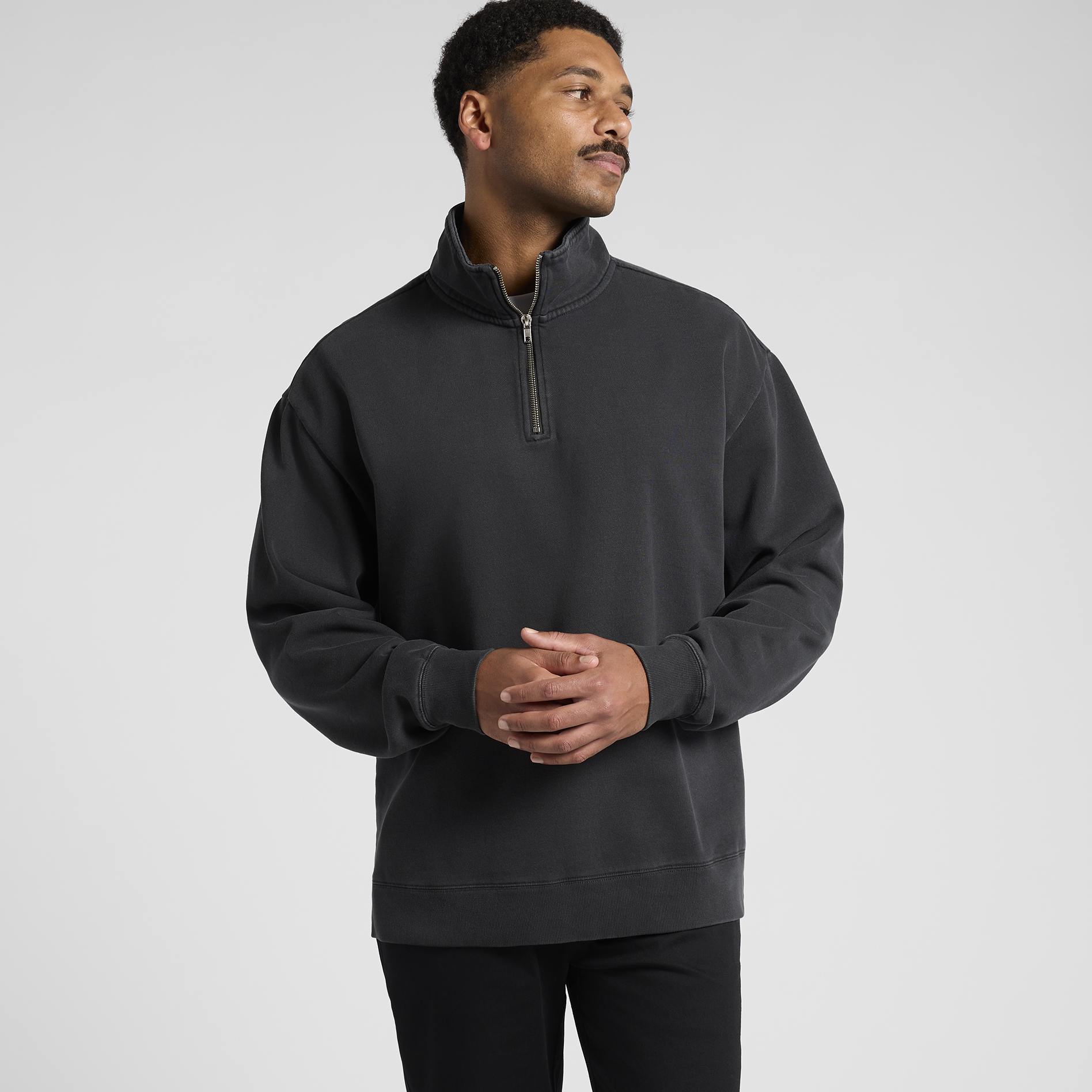 AS Colour 5167 Relax Faded Half Zip Sweatshirt