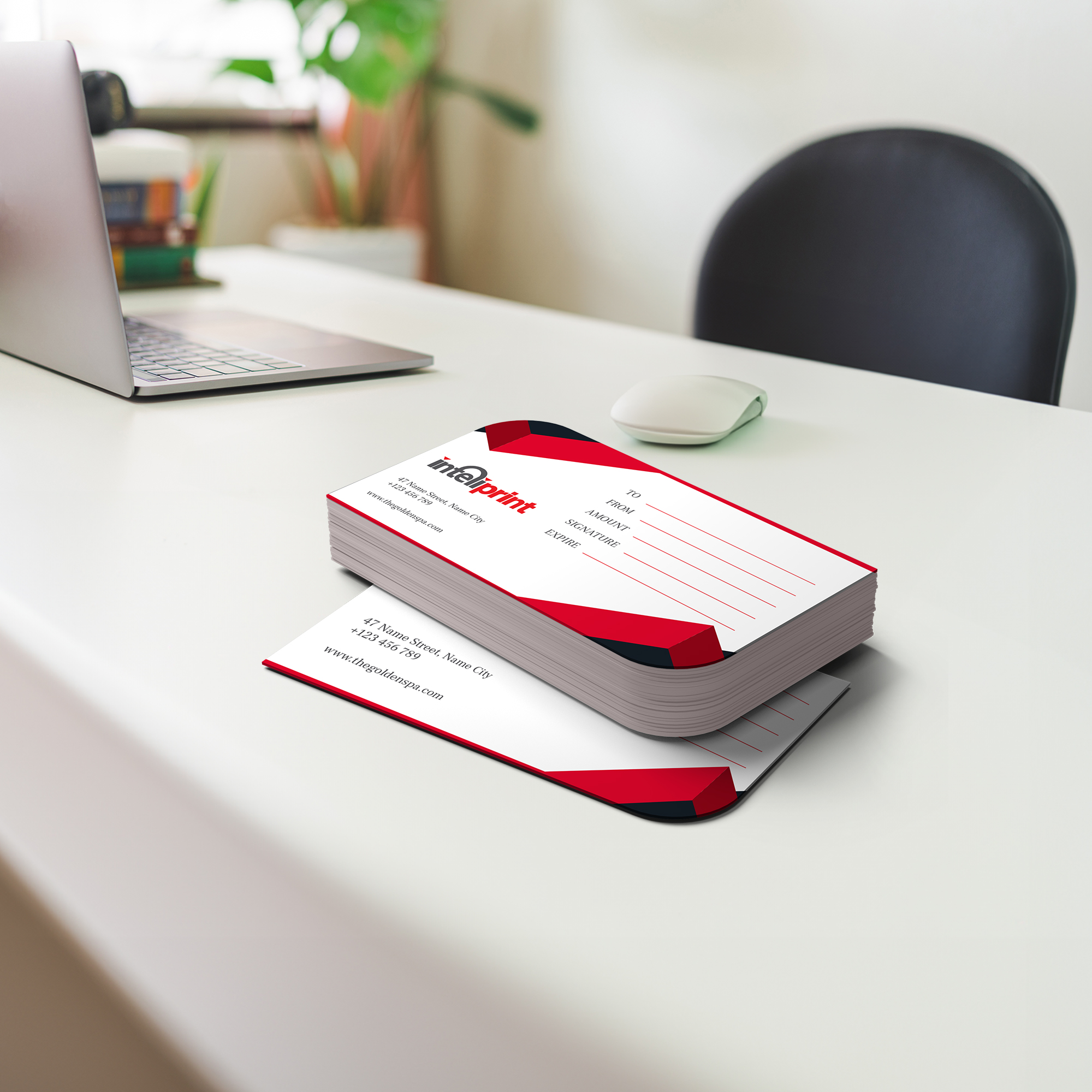 Die Cut  Marketing Cards