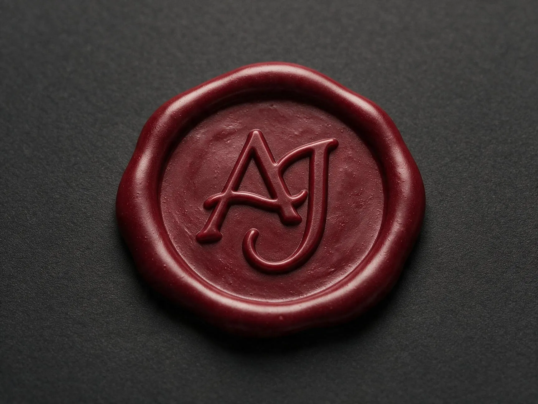 Monogram and logo designs for a custom wax seal