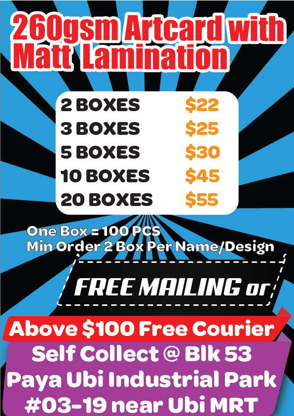 Offset (Matt Lamination) Name Cards Printing